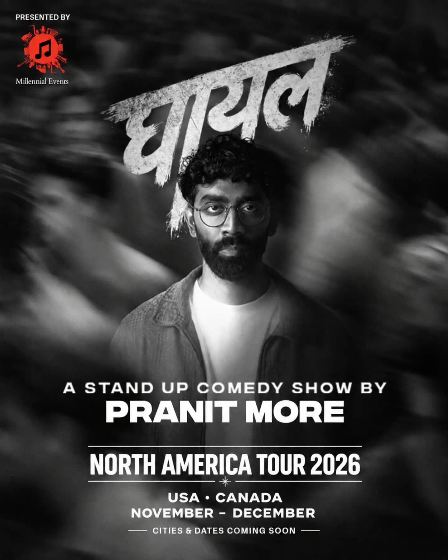 Ghayal by Pranit More — official North America tour poster