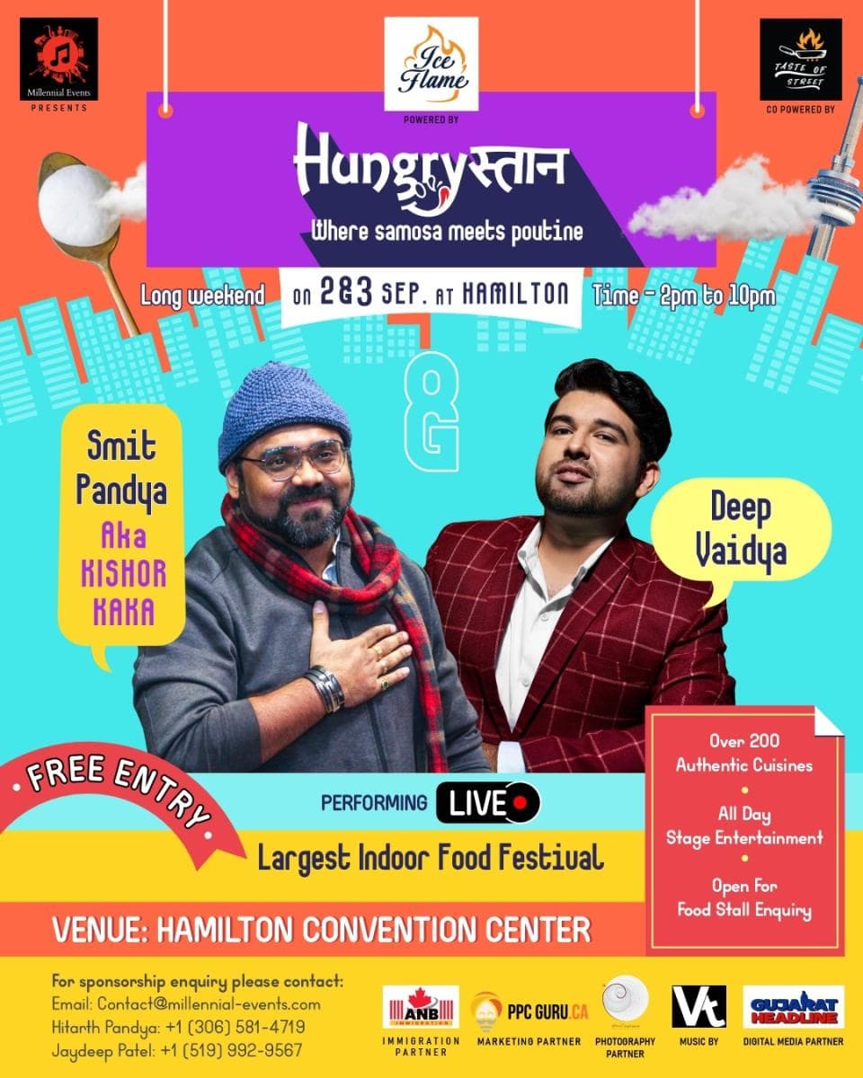 Original Hungristan Food Festival poster for Hamilton Convention Centre